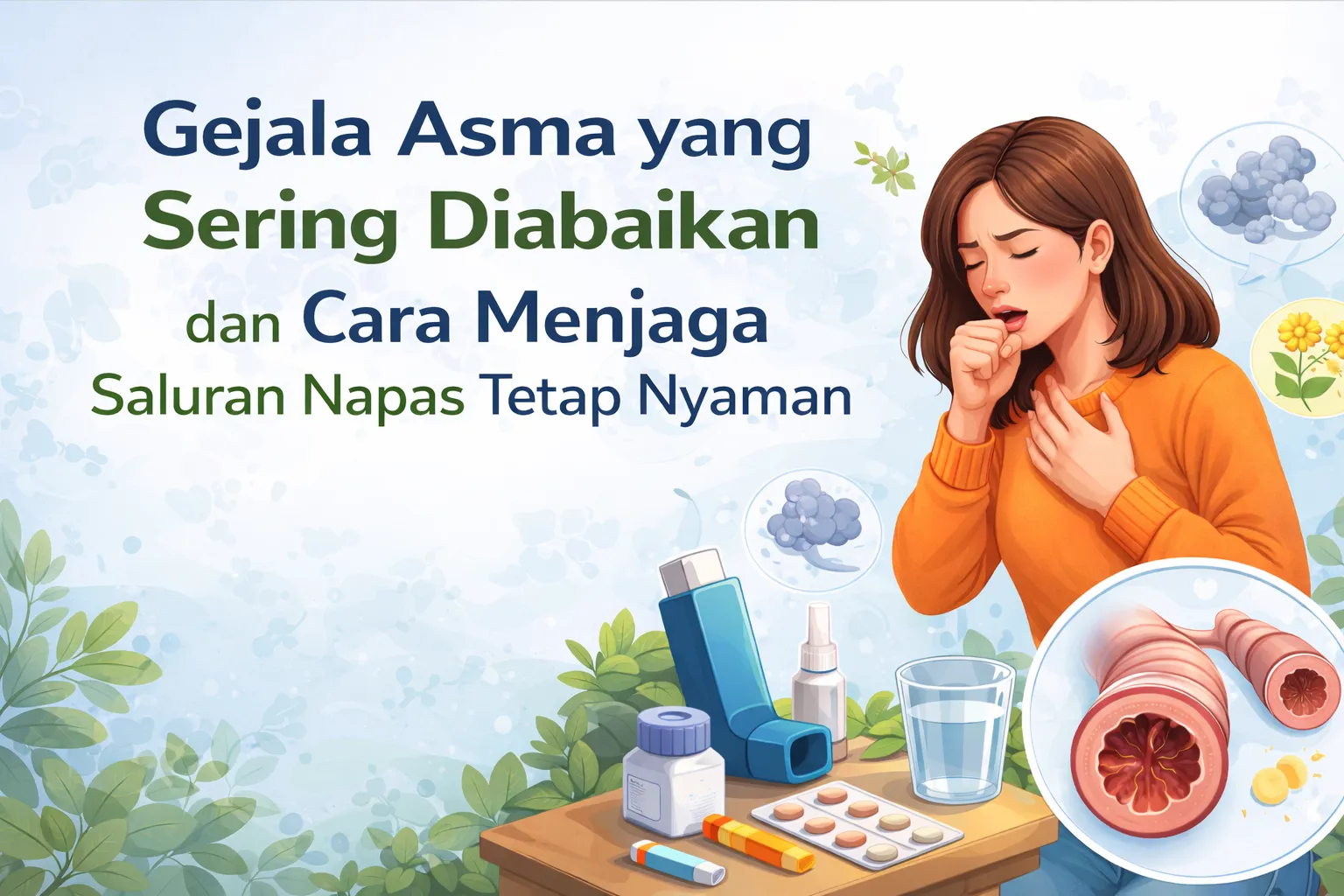 Gejala Asma yang Sering Diabaikan dan Cara Menjaga Saluran Napas Tetap Nyaman