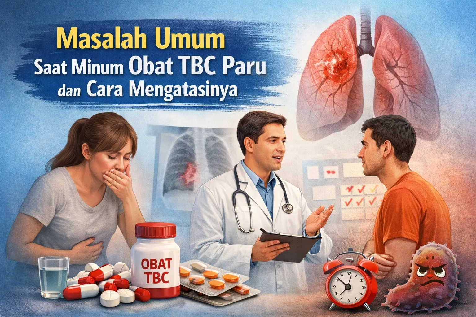Masalah Umum Saat Minum Obat TBC Paru dan Cara Mengatasinya